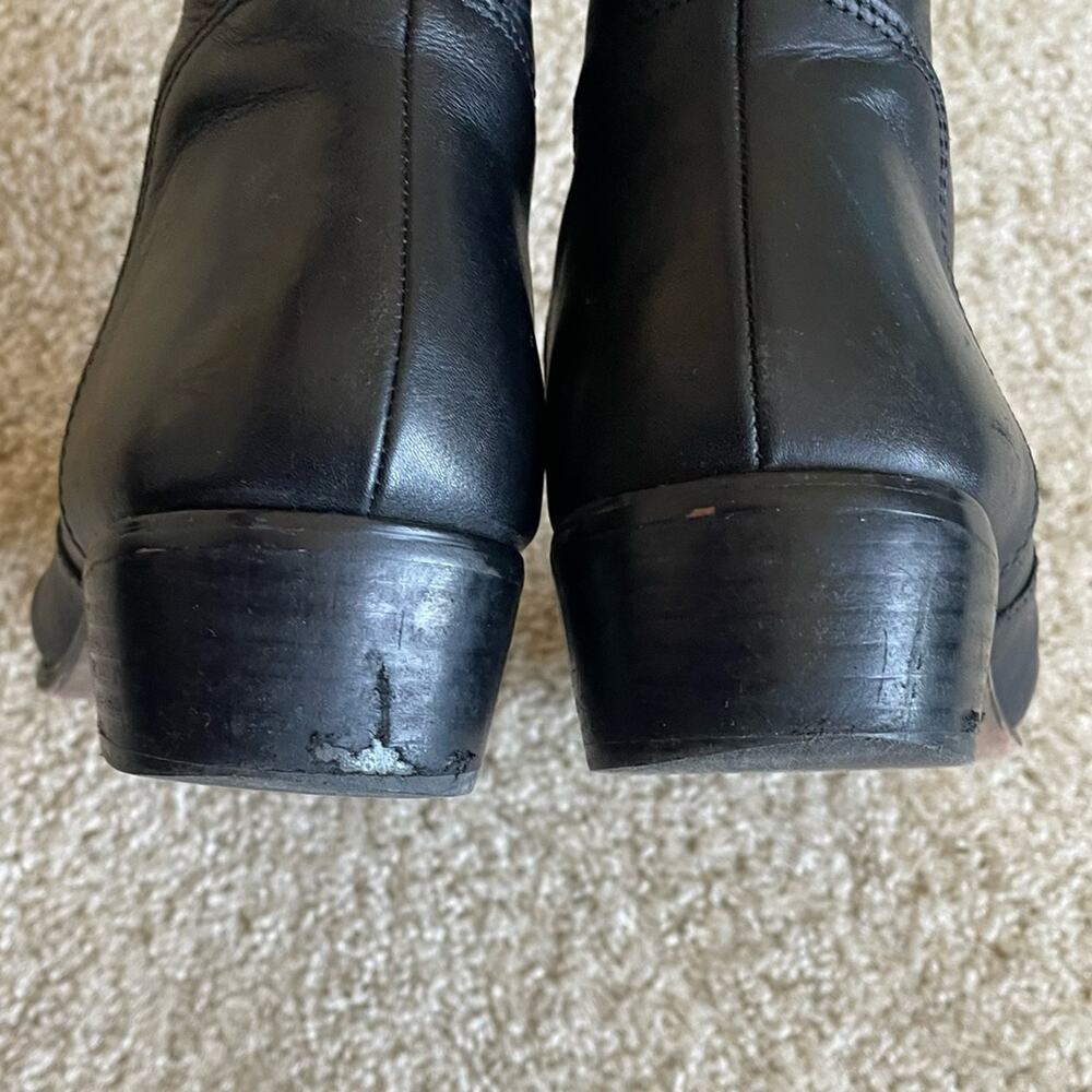 Corso Como Black Leather Boots 9M - Picture 8 of 13